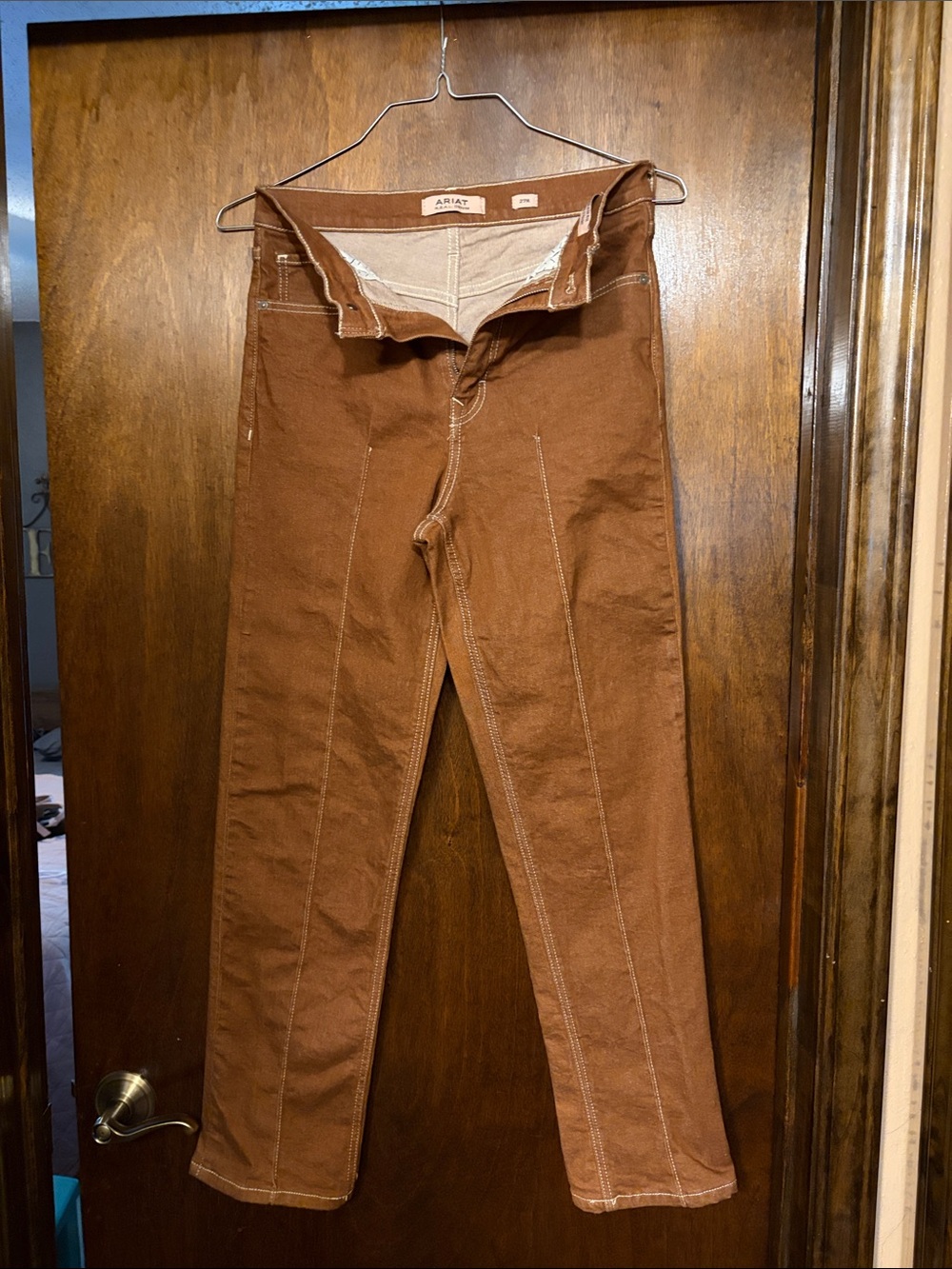 Ariat Women's Rust Brown Straight Leg Jeans